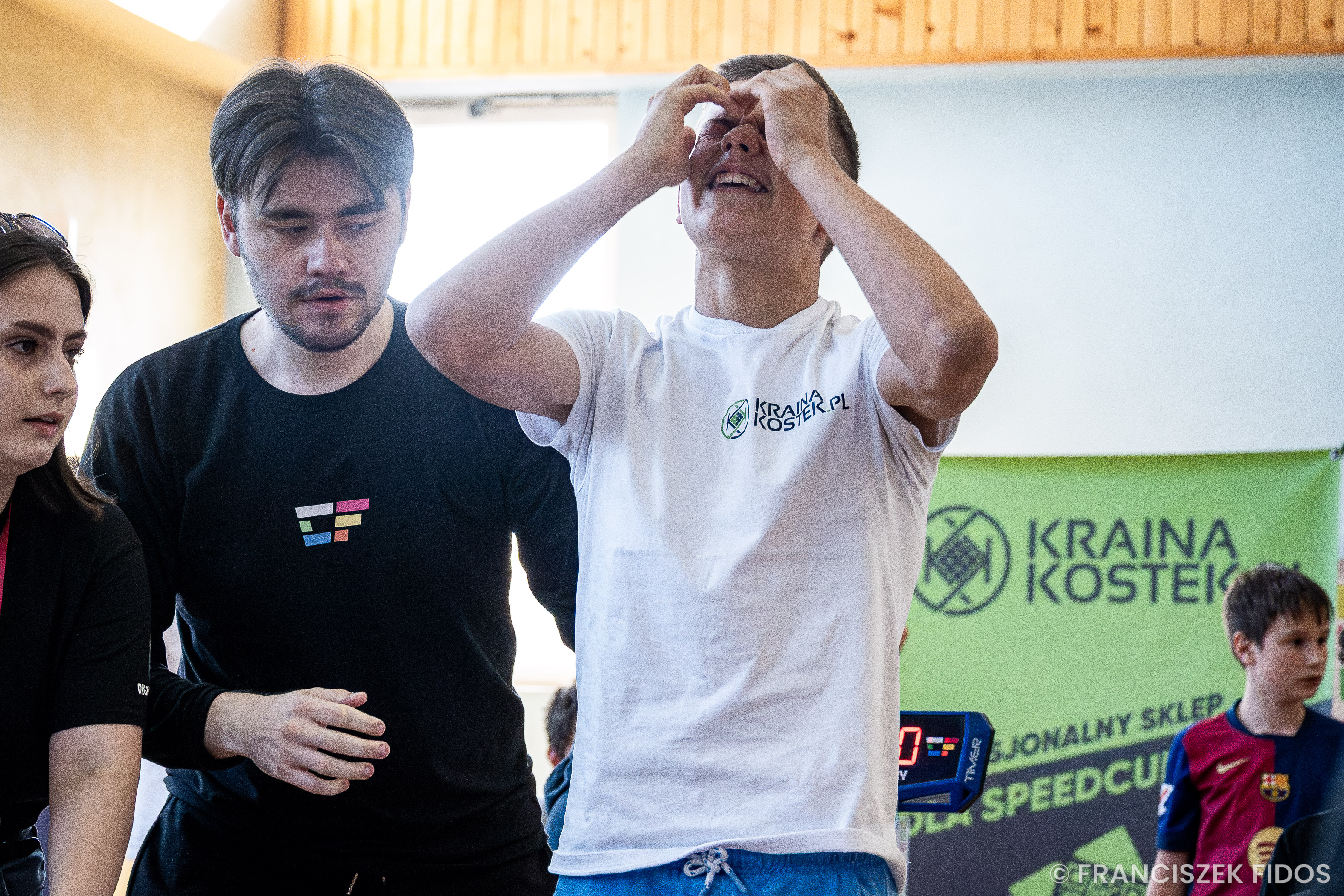 Ignacy Samselski podczas CFL Justynów 2025, gdzie padł rekord świata w Skewbie